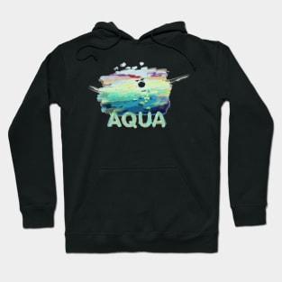 aqua painting Hoodie